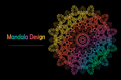 Mandala Design 3d art background branding design drawing graphic design illustration logo mandala vector