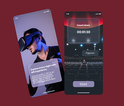 Virtual Reality design ui