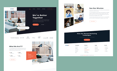 Landing Page branding graphic design landingpagr ui uiuxdesign