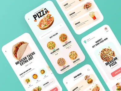 Food Delivery & Pick Up App Design app app design appinterferance delivery app food and beverage food app food delovery food design food tech order recipe app ui uidesign uiux ux