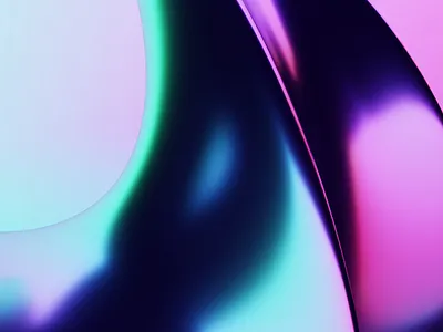 3D Abstract Render 3d abstract background banner blender blender3d blue curves cyberpunk flow gradient gradients header holographic organic pink retro violet visuals waves