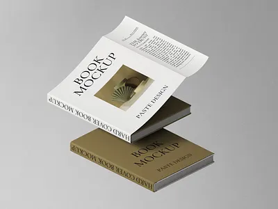 Book Mockups With Soft Cover Isometric stationery mockups