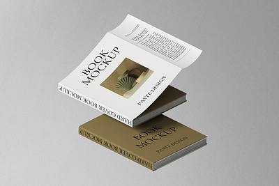 Book Mockups With Soft Cover Isometric stationery mockups