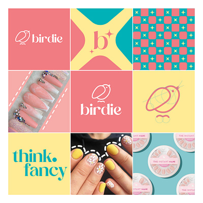 Study Case; Branding a Press Nail Salon artwork branding graphic design logo vector