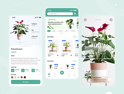 Plant Shop App appdesign dailyinterface dribbble dribbbleshot madewithfigma taskmanagementapp ui gradient uidesign uidesignpatterns uiinspiration uiinteraction uitrends uiux uiuxdesign uiuxmaster ultimateuiux userinterface uxbrainy uxdesign