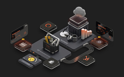 Apps tech platform. Isometric illustration 3d app ar artwork branding business customer cyber data design digital graphic design illustration isometric tech tools