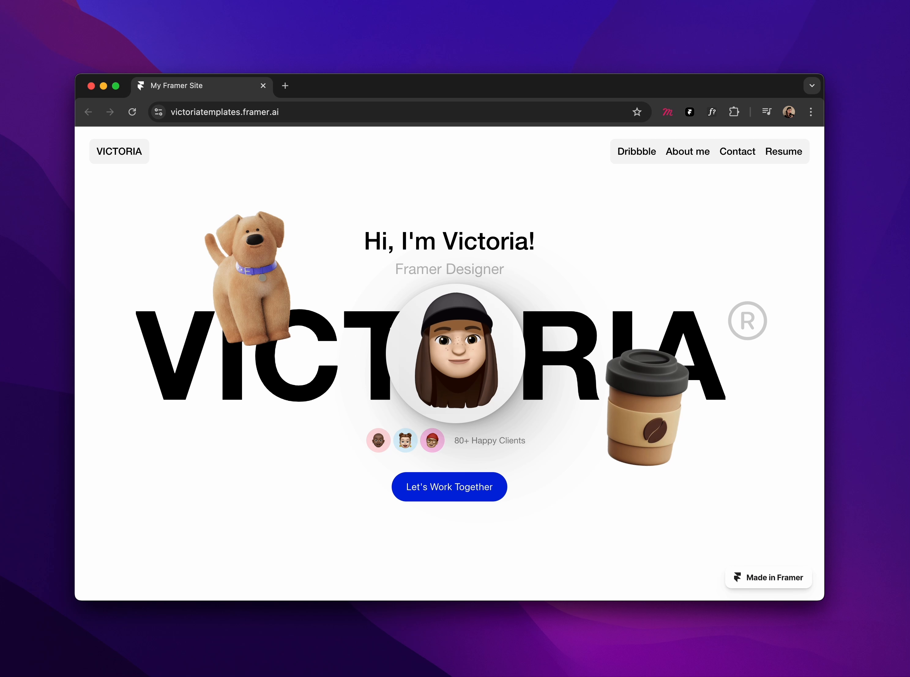 Example of Framer Websites
