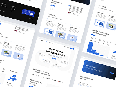 Website design for Dev Agency dev agency dev website figma hero homepage tech tech website ui ux webdesign website website design