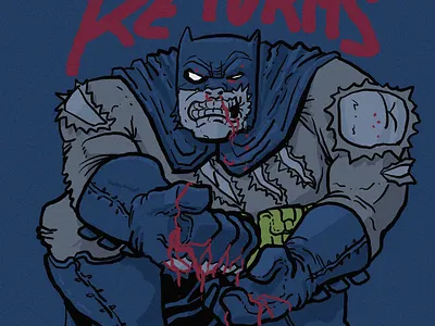 TDKR batman comic drawing illustration pahito procreate tdkr