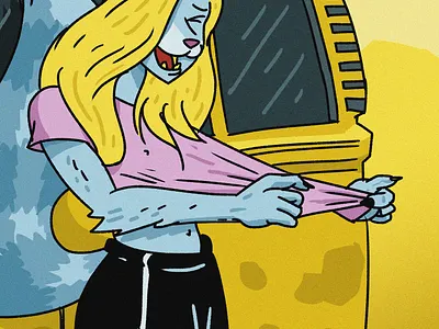 Betty character drawing furry furryart illustration pahito