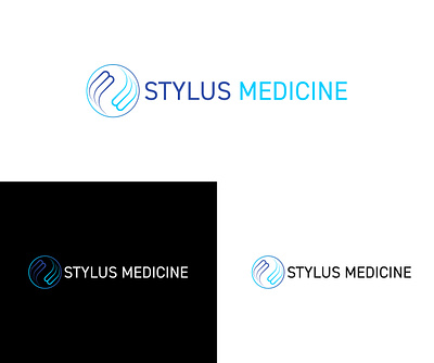 Stylus Medicine Logo Design brand identity branding design dna graphic design logo logo design logos m letter medical medicine ms logo s letter style vector