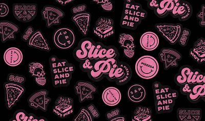 Brand Identity Design for DC Pizza Joint Slice & Pie branding graphic design web development