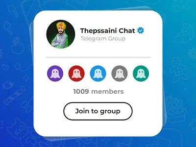 Telegram Group graphic design illustration telegram telegram group telegram group illustration thepssaini thepssaini chat ui