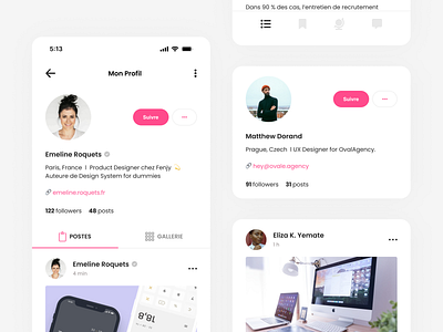 User profile - Daily UI #6 app branding challenge design logo mobile profil profile ui user ux