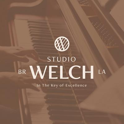 Piano Studio Branding brand identity branding design graphic design logo typography vector