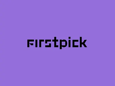 Firstpick Visual ID brand identity branding design graphic design identity logo purple vc