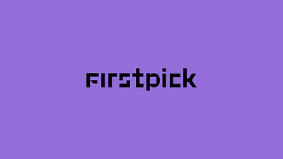Firstpick Visual ID brand identity branding design graphic design identity logo purple vc
