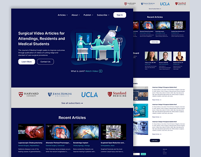 Health Landing Page branding design graphic design illustration ui ux