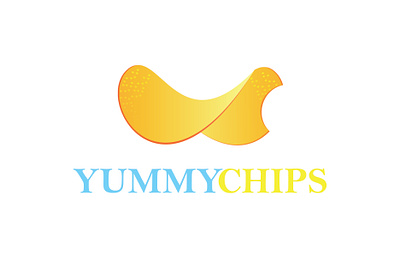 Yummy Chips Logo branding design graphic design illustration logo ui ux vector