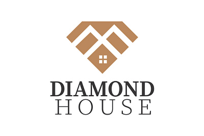 Diamond House Logo branding design graphic design illustration logo ui ux vector