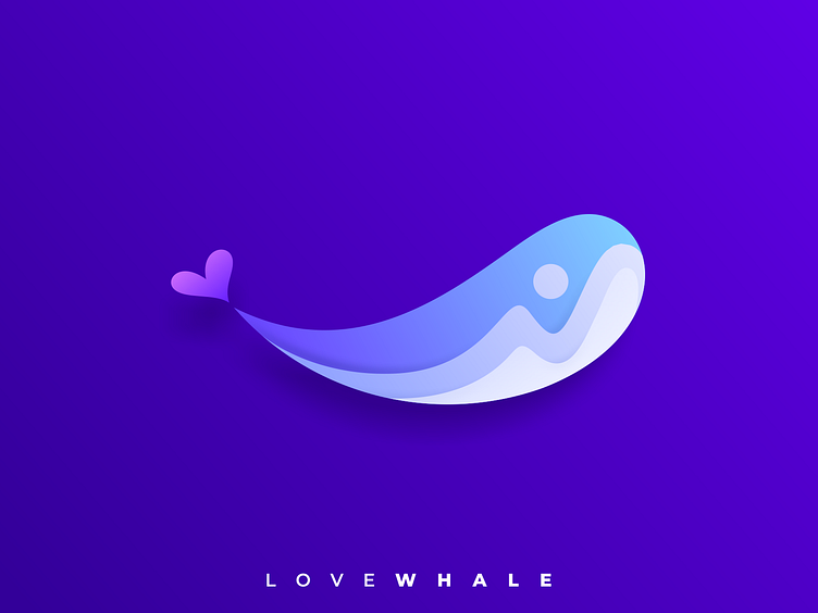 LoveWhale Logo Icon by Lelevien on Dribbble