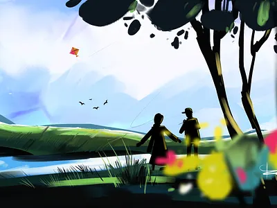 Digital Painting By Delowar Ripon 3d animation bangldesh branding cgwork delowarripon delowarriponcreation design digital art digitalart drawing graficdesign graphic design illustration logo motion graphics nature painting sketchart ui