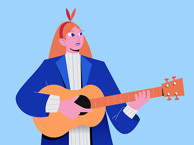 Busking in NYC adobeillustrator art bestvector digitalart flatart flatdesign graphicdesign illustration illustrator vector vectorart vectorillustration