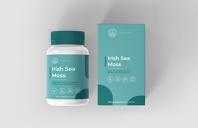 Sea Moss - Packaging design box design brandidentity branding graphic design label design packaging productdesign supplements