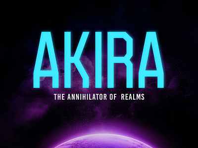 Akira The annihilator of realms : NFT Artwork akira metaverse nft nftholders nftmarketing nftprojects opensea web3