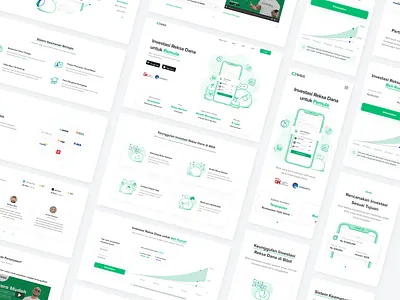 Transforming bibit.id Landing Page design fintech mobile web