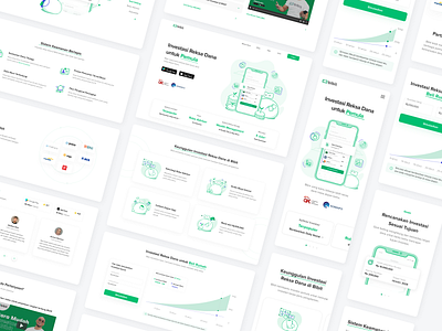 Transforming bibit.id Landing Page design fintech mobile web