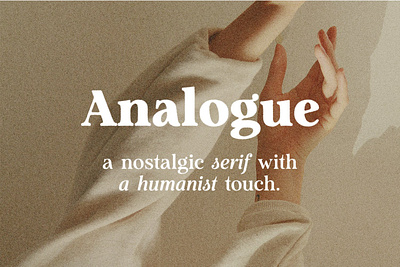 Analogue - Humanist Retro Serif aesthetic branding creative market design editorial font graphic design humanist logo logo design nostalgic packaging retro serif type design typeface typography ui