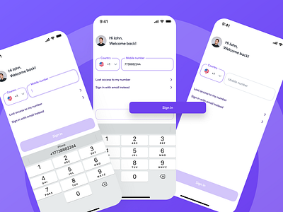 Sentinal - Finance App Login Screen bank banking design finance fintech login mobile sign in signin ui ux