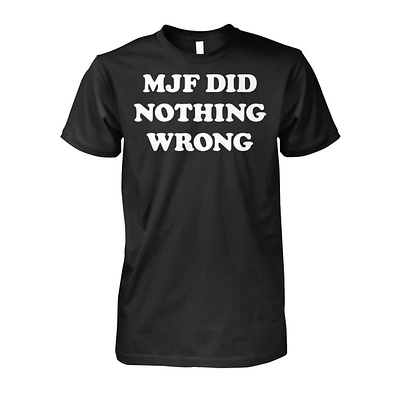 MJF Did Nothing Wrong Shirt design illustration