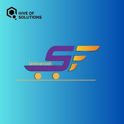 Logo for SF Universal Designed By: Hive of Solutions 3d branding graphic design hiveofsolutions identity logo