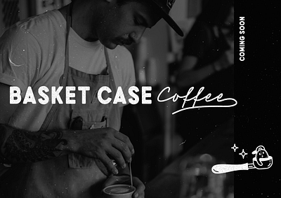 Basket Case Coffee Branding badge branding coffee design graphic design identity illustration logo logo design typography ui