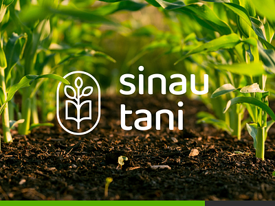 Sinau Tani Logo Design education logo farm logo floral inkscape logo design monoline logo simple logo