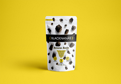 BLACKNANAS banana bananas blacknanas branding dehydrated design healthy illustration insights packaging photography premium product rock rocks snack