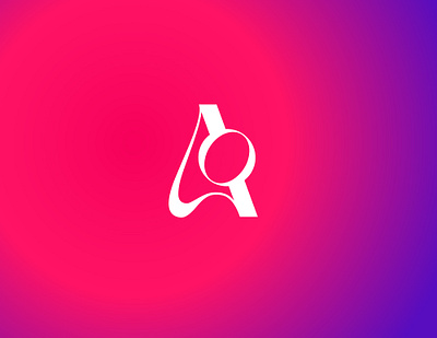 A+O+ Globe Mark Logo branding illustration typography