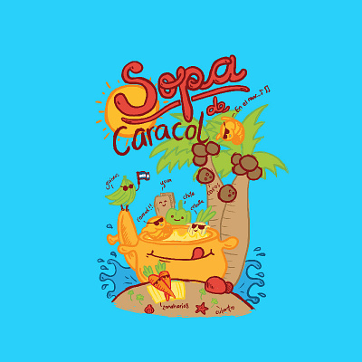 Sopa de Caracol app branding design graphic design illustration logo typography ui ux vector