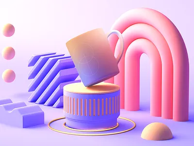 Ice Mellow Mock up Collection | Mug geometric mug