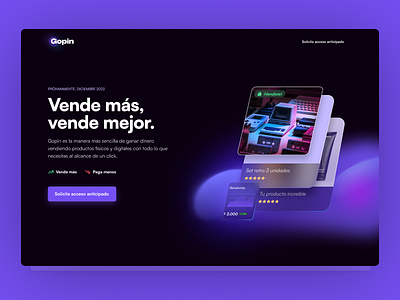 Landing Page ecommerce landing logo marketplace store ui website
