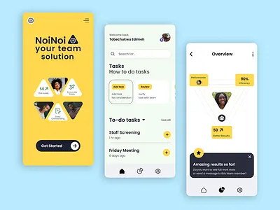 NoiNoi app branding design graphic design illustration logo mobile app mobile ui screens typography ui ux vector