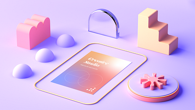 Ice Mellow Mock up Collection | Letter paper geometric letter paper stationary