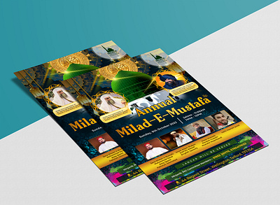 Islamic Flyer Design ad advertising amazing attractive banner creative design designer event eyecatching flyer graphic design highquality illustration invitation islamic meelad modern print printready