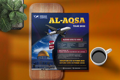 Islamic Social Media Post ad advertising agency al aqsa attractive banner creative design designer elegant event eyecatching flyer graphic design historical islamic media packages social travel