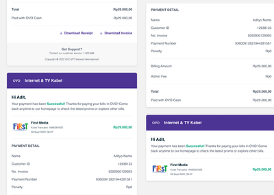 Email Receipt email graphic design invoice notification typography ui ux