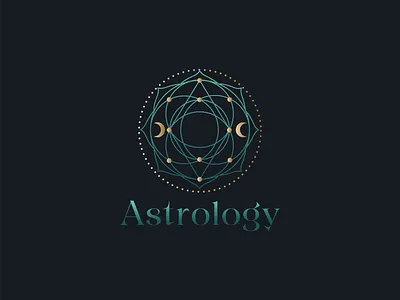 Astrology logo spiral