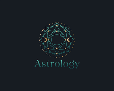 Astrology logo spiral