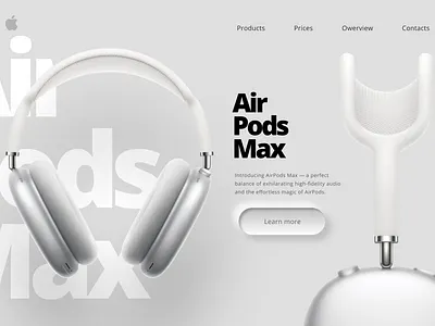 Concept Air Pods branding design figma figma photoshop ui ux web design